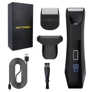 Elite 2-in-1 Body Groomer & Groin Trimmer (IPX7 Waterproof）