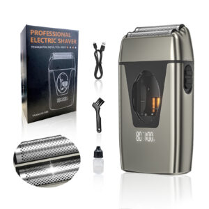 IPX6 Waterproof Men's Electric Shaver – 9500 RPM Reciprocating Vector Motor Razor