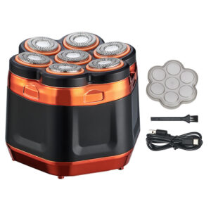 7D Men Shaver 7 Blade IPX5 Waterproof Hair Remover Electric Razor USB Rechargeable Electric Shaver