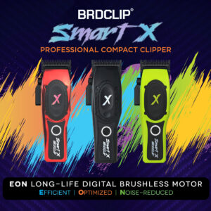 Smart-X EON Brushless Motor Hair Clipper: Ultra-Quiet & Efficient Cordless Trimmer with 6 Premium Magnetic Limit Combs