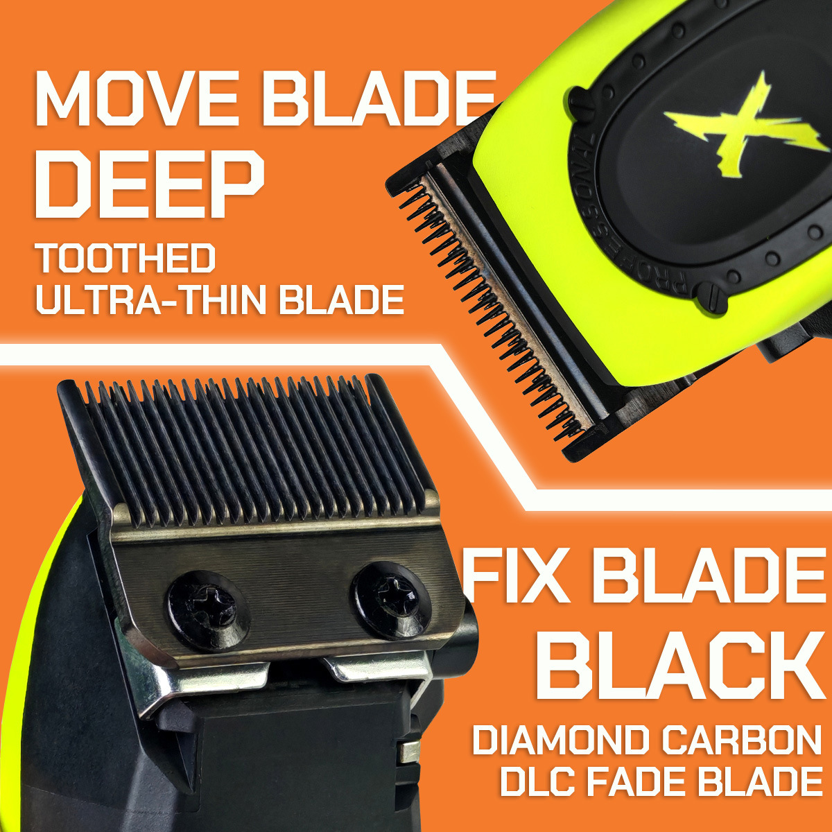 Smart-X EON Brushless Motor Hair Clipper: Ultra-Quiet & Efficient Cordless Trimmer with 6 Premium Magnetic Limit Combs - Image 3